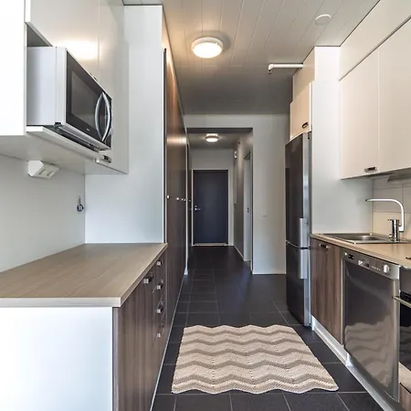 A Two-room With A Sauna Close To The And Services Apartamento